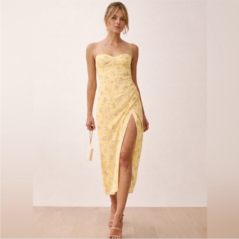 Reformation Kourtney dress in Felicity